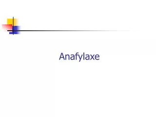 anafylaxe