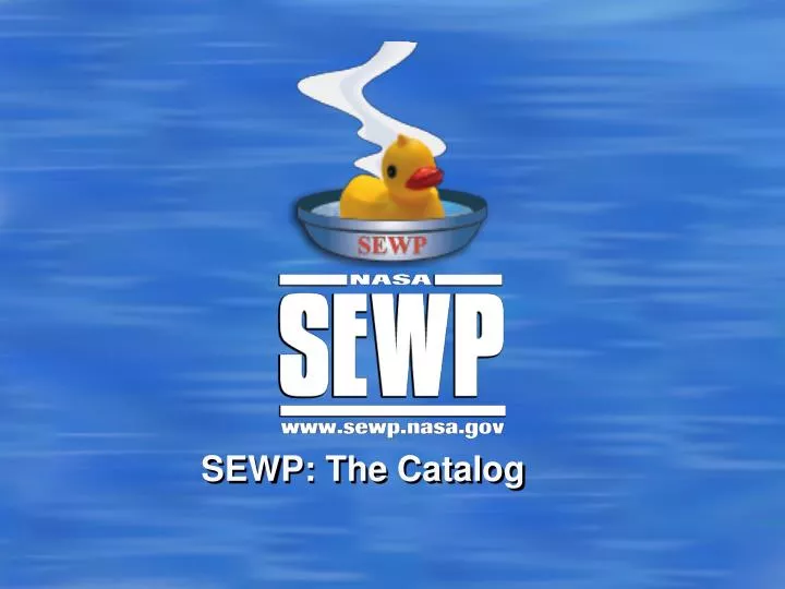 sewp the catalog