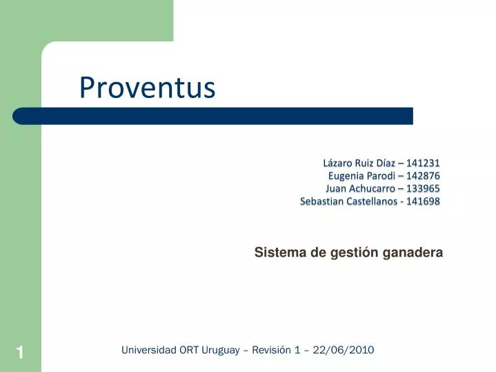 proventus