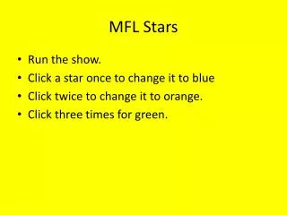 MFL Stars