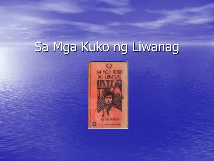 sa mga kuko ng liwanag