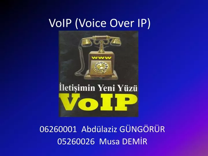 voip voice over ip