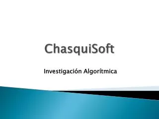 ChasquiSoft