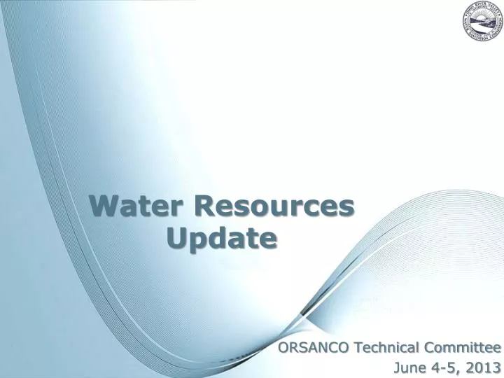 water resources update