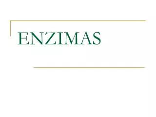enzimas