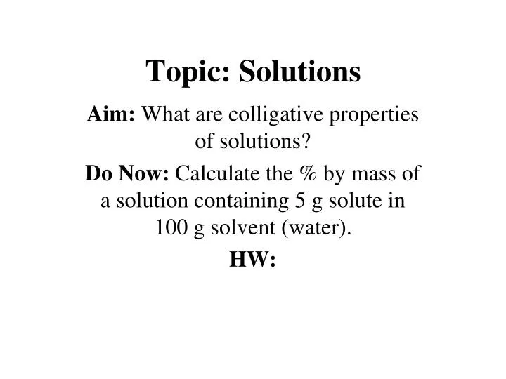 topic solutions