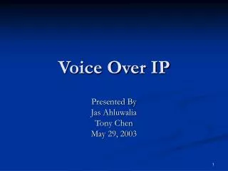 Voice Over IP