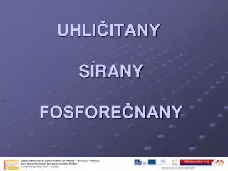 uhli itany s rany fosfore nany