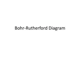 Bohr-Rutherford Diagram