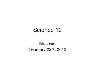 Science 10