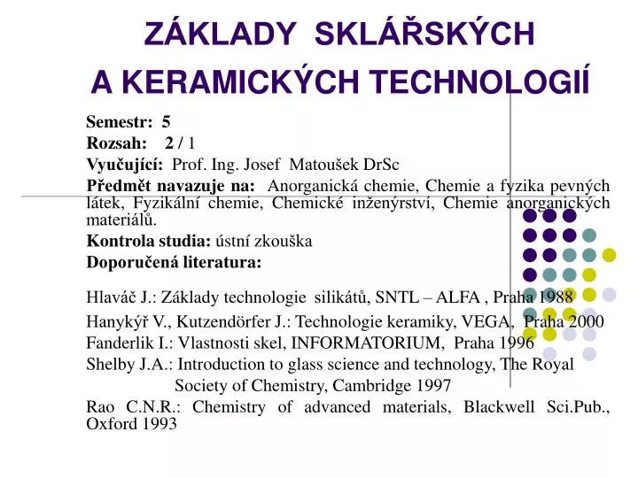 z klady skl sk ch a keramick ch technologi