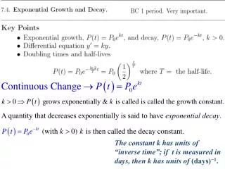 A quantity that decreases exponentially is said to have exponential decay .