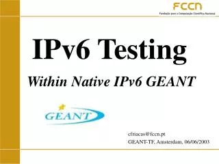 IPv6 Testing