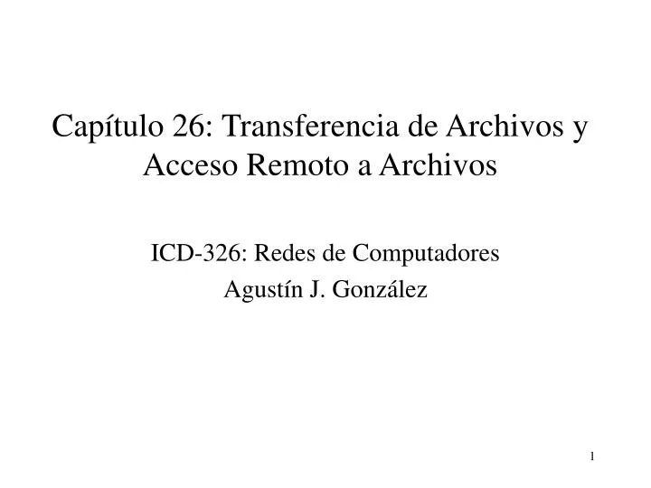 cap tulo 26 transferencia de archivos y acceso remoto a archivos