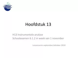 hoofdstuk 13
