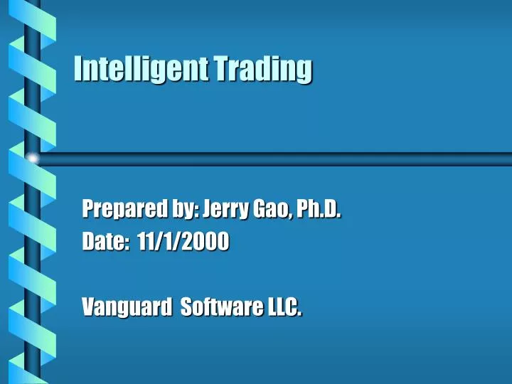 intelligent trading