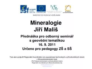 mineralogie ji mali