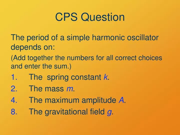cps question