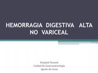 hemorragia digestiva alta no variceal