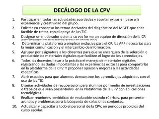 dec logo de la cpv