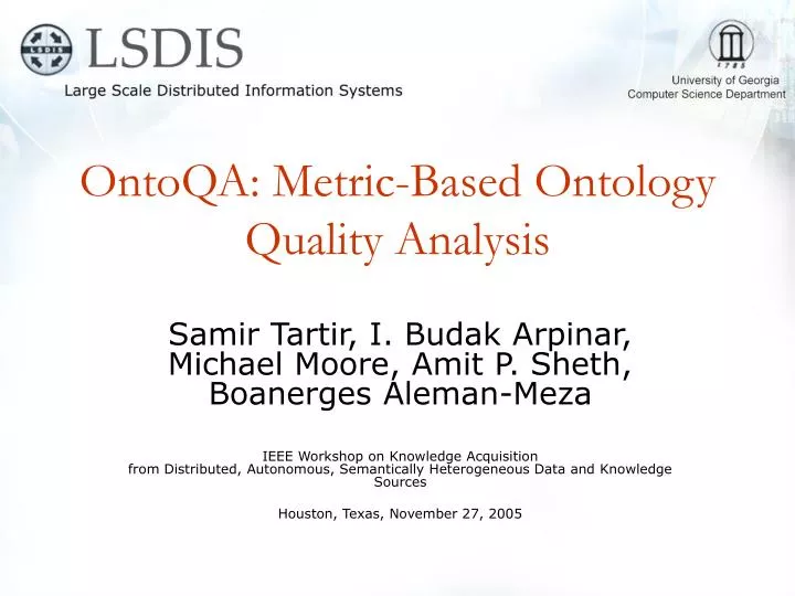 ontoqa metric based ontology quality analysis