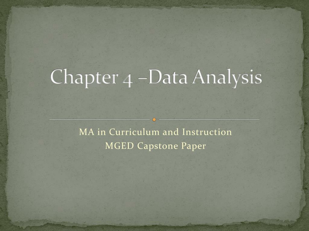 PPT - Chapter 4 –Data Analysis PowerPoint Presentation, free download ...
