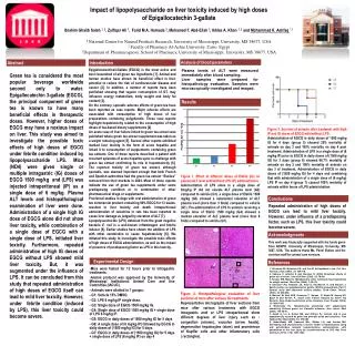 Impact of lipopolysaccharide on liver toxicity induced by high doses