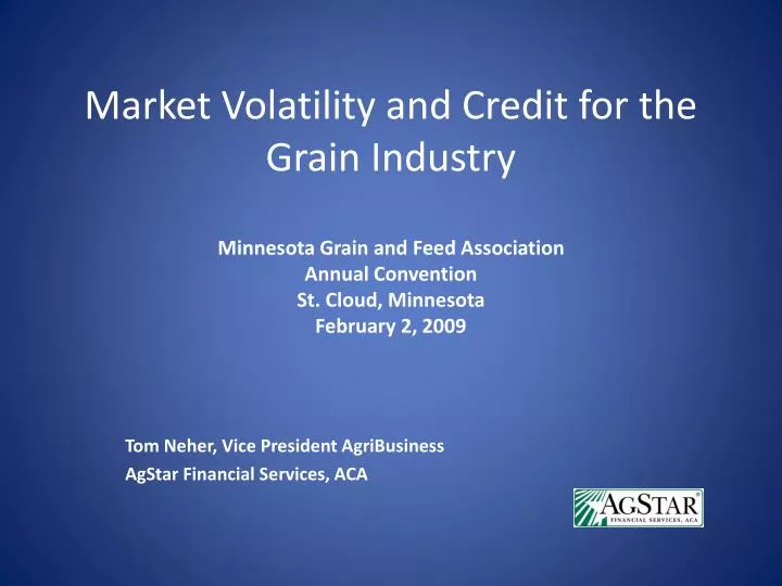 tom neher vice president agribusiness agstar financial services aca
