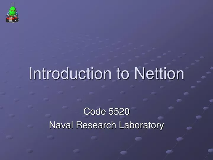 introduction to nettion