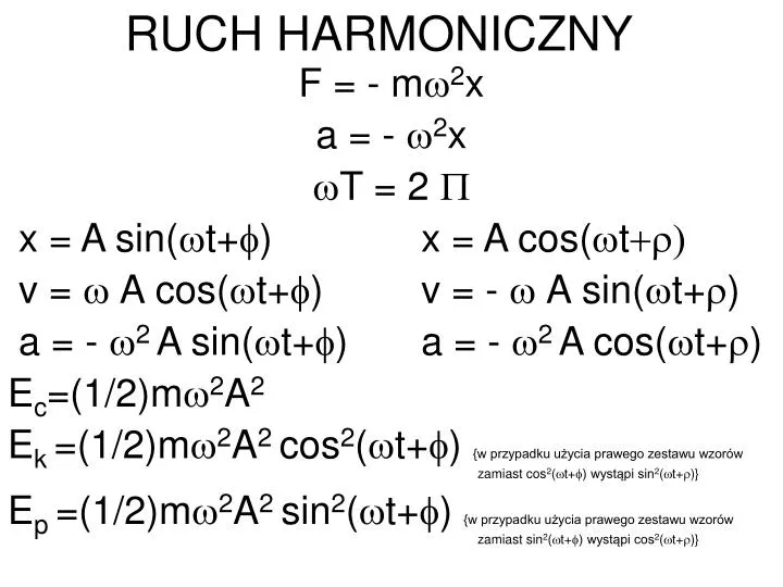 ruch harmoniczny