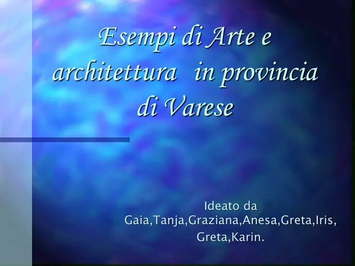 esempi di arte e architettura in provincia di varese