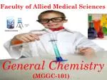 General Chemistry - slide 1