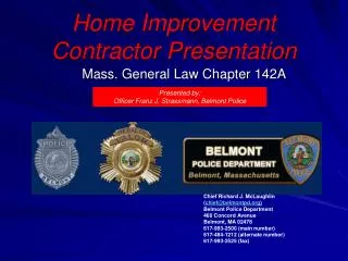 Home Improvement Contractor Presentation