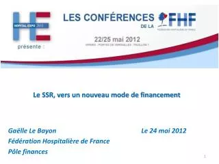 le ssr vers un nouveau mode de financement