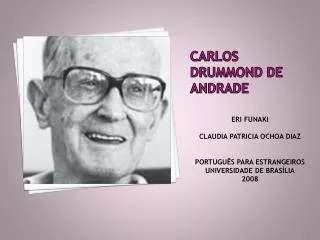 carlos drummond de andrade