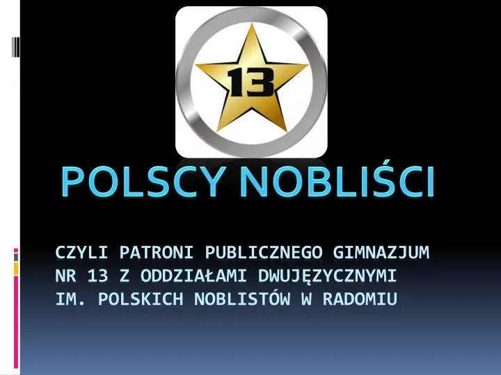 polscy nobli ci