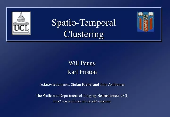 spatio temporal clustering