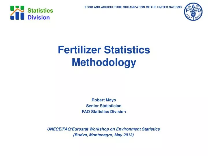 fertilizer statistics methodology