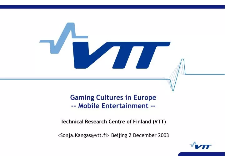 gaming cultures in europe mobile entertainment