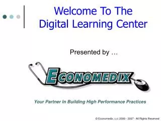 Welcome To The Digital Learning Center