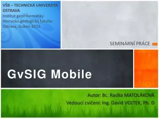 GvSIG Mobile