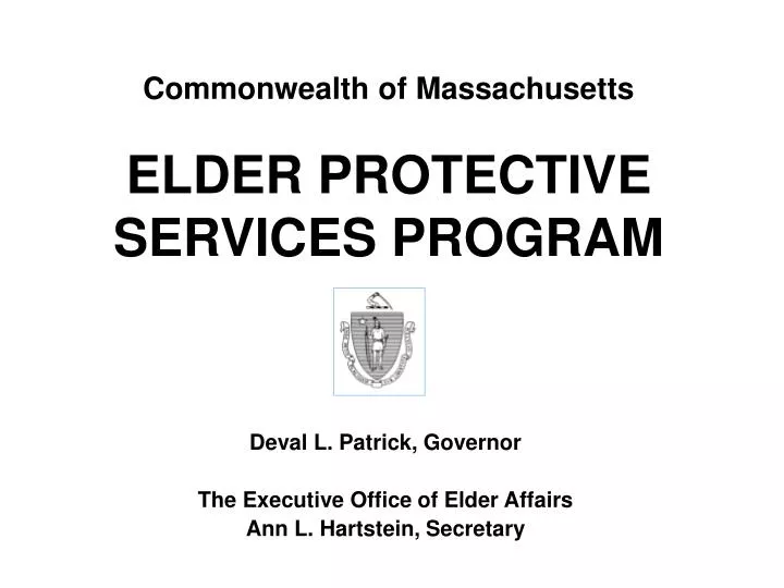 commonwealth of massachusetts elder protective services program