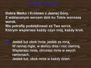 dobra matko
