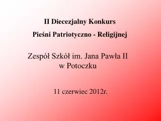 zesp szk im jana paw a ii w potoczku
