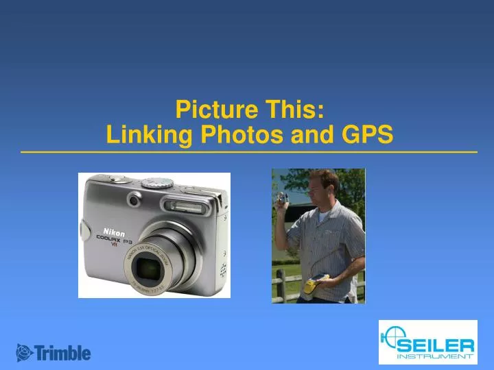 picture this linking photos and gps