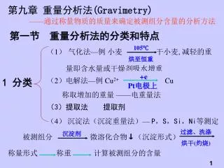 gravimetry