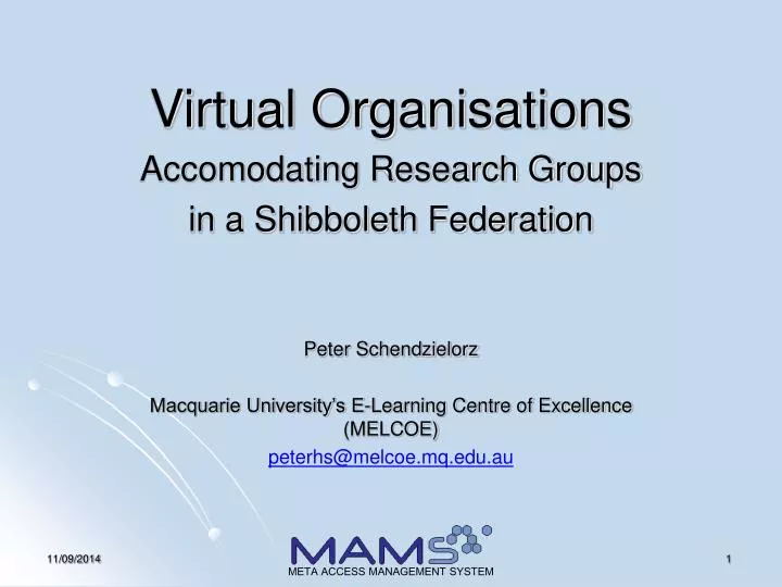 virtual organisations