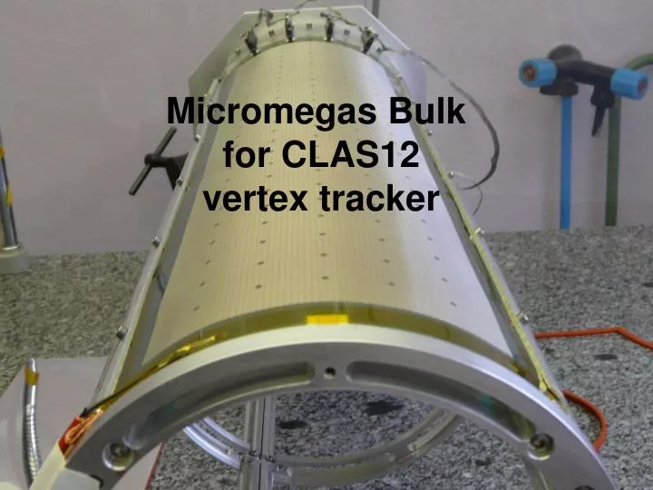 micromegas bulk for clas12 vertex tracker