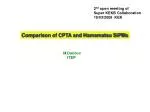Comparison of CPTA and Hamamatsu SiPMs - slide 1
