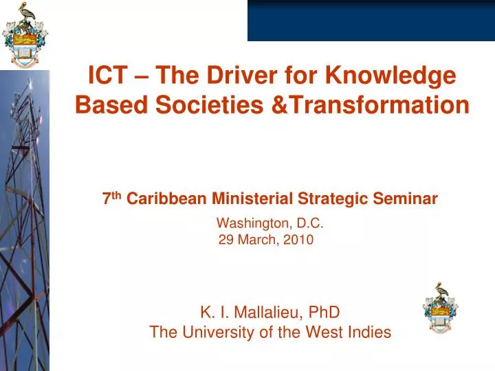 ict the driver for knowledge based societies transformation